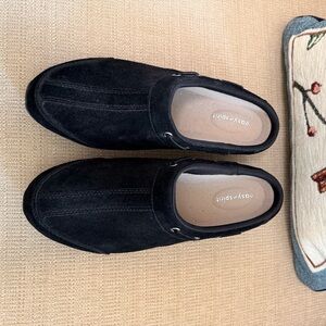 Easy Spirit Black Suede Slip-On